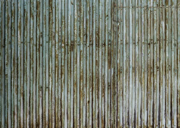 Greenish Stripped Rusty Metal Texture — Stock Photo, Image