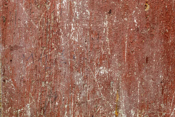 Gamla Väders Rödmålade Betongvägg Textur — Stockfoto
