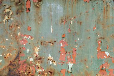 Eskimiş Paslı Metal Doku