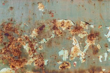 Eskimiş Paslı Metal Doku