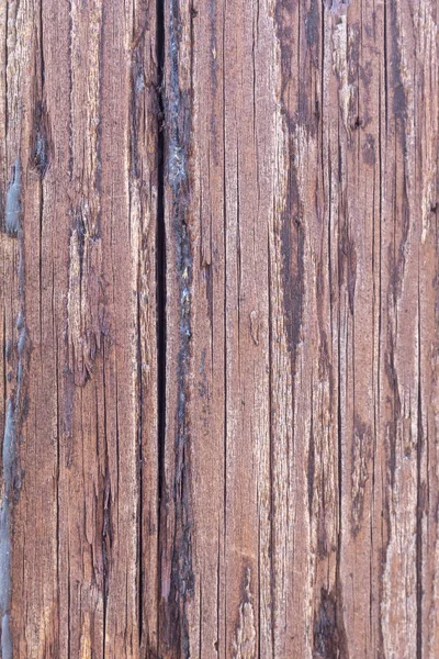 Texture Legno Screpolato Brunastro Invecchiato — Foto Stock