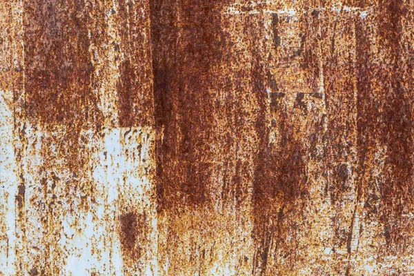 Old Weathered Reddish Rusty Metal Texture — Stock Photo, Image