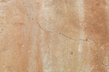 Old Weathered Brownish Concrete Cracked Wall Texture