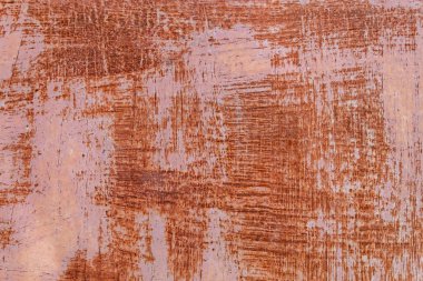 Reddish Scratched Old Weathered Metal Texture