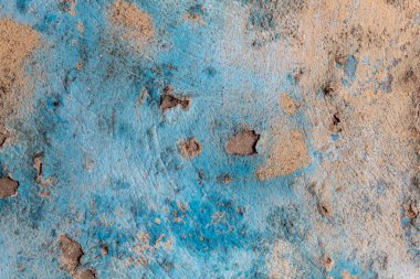Mavimsi, eski, yıpranmış beton duvar dokusu