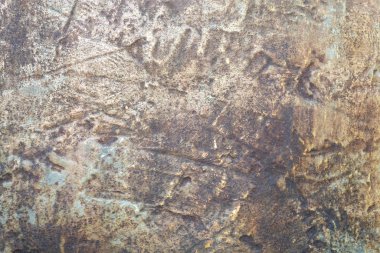 Texture of Old Weathered Bronze