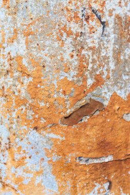 Eski Yıpranmış Paslı Metal Doku