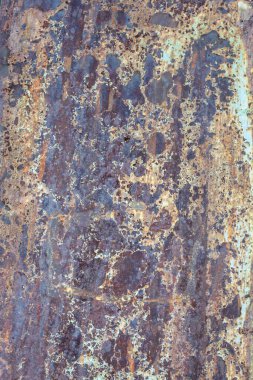 Eskimiş Paslı Metal Doku