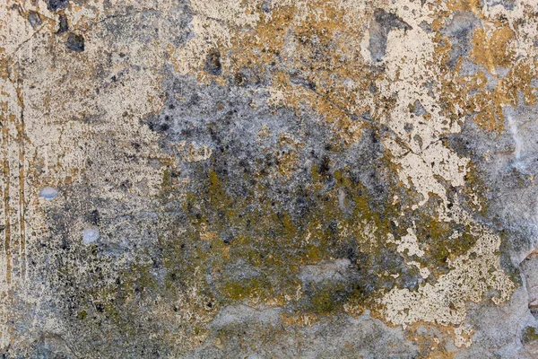 古い風化コンクリート崩壊壁テクスチャ — ストック写真