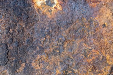 Eskimiş Paslı Metal Doku