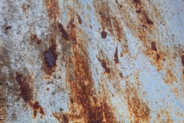 Eski Yıpranmış Paslı Metal Doku