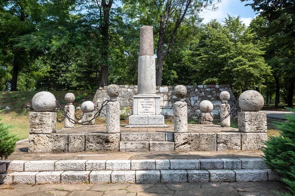 Nis Kalesi Nin Çindeki Nis Şehri Nin Kurtarıcısı Anıtı — Stok fotoğraf
