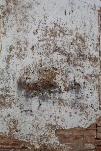 Eskimiş Beyaz Boyalı Beton Duvar Dokusu — Stok fotoğraf