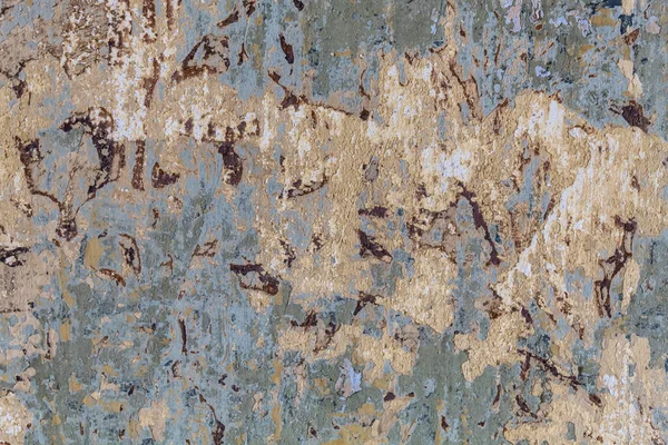 Azulado Velho Resistido Textura Parede Concreto — Fotografia de Stock
