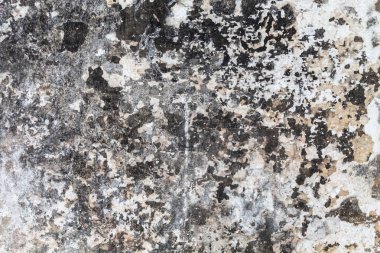 Eski Yıpranmış Siyah Boyalı Beton Duvar dokusu