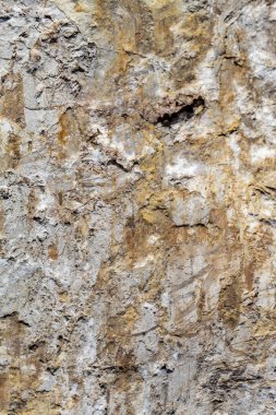 Yakın çekim kahverengi doğal taş dokusu.