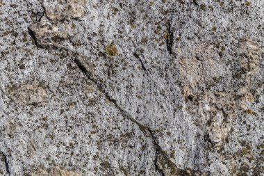 Çatlamış Gri Doğal Taş Dokusunu Kapat