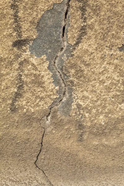 Velho Weathered Rachado Marrom Textura Parede Concreto — Fotografia de Stock