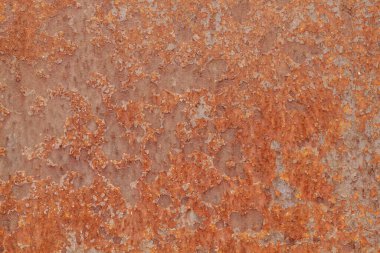 Eski Kırmızımsı Oluklu Metal Doku