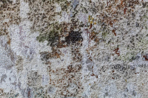 Textura Pared Hormigón Pintado Blanco Envejecido — Foto de Stock