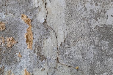 Yıpranmış Çürük Beton Duvar Yapısı