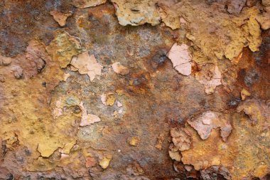 Eskimiş Paslı Metal Doku