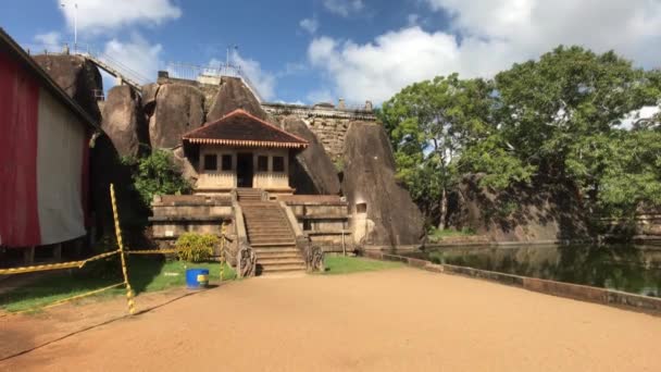 Анурадхапура Шри Ланка Вход Храм — стоковое видео