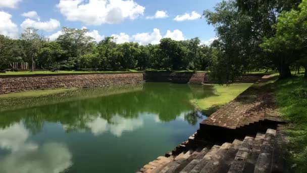 Anuradhapura Σρι Λάνκα Θέα Της Λίμνης Ελέφαντα Από Δεξιά — Αρχείο Βίντεο