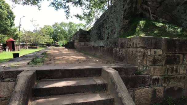 Anuradhapura Sri Lanka Vue Sur Les Escaliers Parc — Video