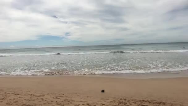 Mirissa, Sri Lanka, lugnt väder till sjöss — Stockvideo
