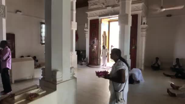 Anuradhapura, Sri Lanka, händelse i tempel 9 del — Stockvideo