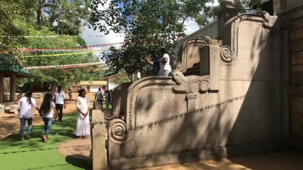 Anuradhapura, Sri Lanka, wydarzenie świątynne — Wideo stockowe
