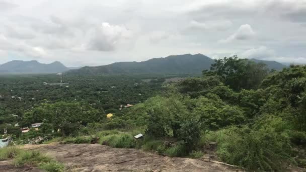 ダンブラ、スリランカ、山の近くの緑の植生 — ストック動画