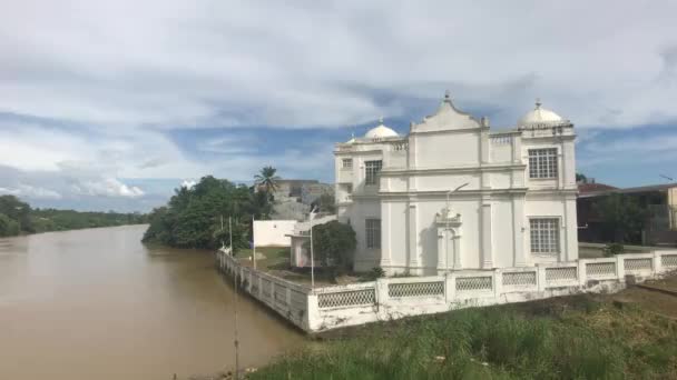 Matara, Sri Lanka, 25 november 2019, Old Tangalle Rd, Muhiyaddeen Jumma Masjid — Stockvideo