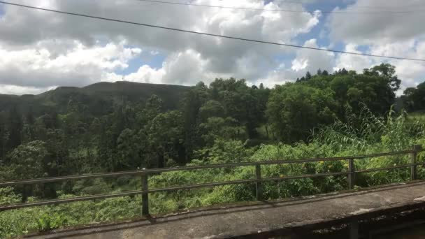 Έλλα, Σρι Λάνκα, στάση τρένου στο νέο σταθμό — Αρχείο Βίντεο