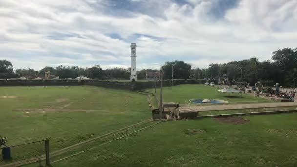 Matara, Sri Lanka, 25. November 2019, Festung Matara, Leuchtturmblick — Stockvideo