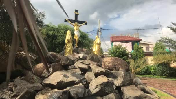 スリランカのネゴンボ、 2019年11月23日聖セバスティアン教会、教会の敷地 — ストック動画