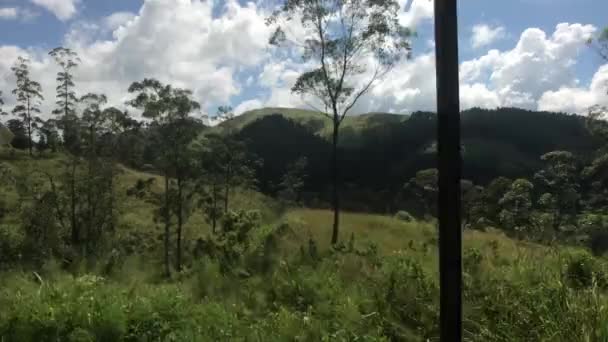 Ella, sri lanka, Waldlandschaften entlang des Weges Teil 2 — Stockvideo