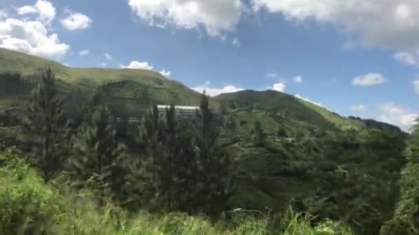 Ella, Sri Lanka, landskap från tågfönstret del 2 — Stockvideo