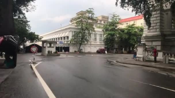 Colombo, Sri Lanka, stad na regen — Stockvideo