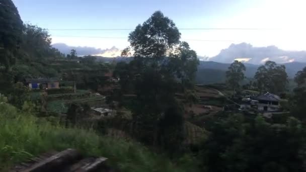 Ella, Sri Lanka, asentamiento de tierras bajas — Vídeo de stock