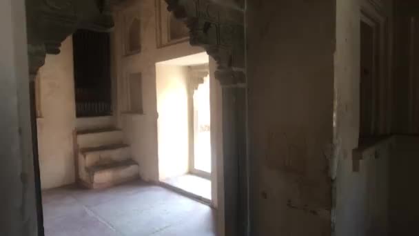 Jaipur, Inde, 05 novembre 2019, Amer Fort chambre à l'intérieur de la forteresse dans le quartier historique — Video