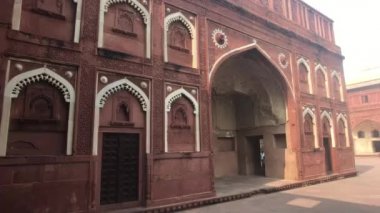 Agra, India, November 10, 2019, Agra Fort, fragment of the historic building on the territory of the fort