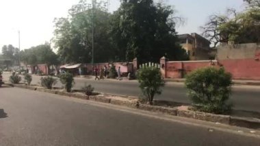 Jaipur, India - oncoming traffic on the city street