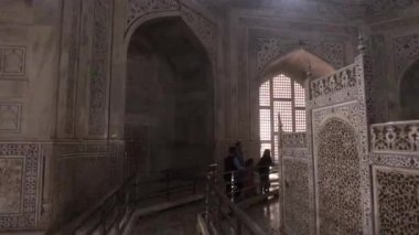 Agra, India, November 10, 2019, Taj Mahal, inner partition in the temple part 2