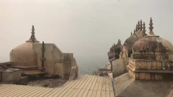 Jaipur, Ινδία - Τα σαλόνια του παλιού φρουρίου μέρος 3 — Αρχείο Βίντεο