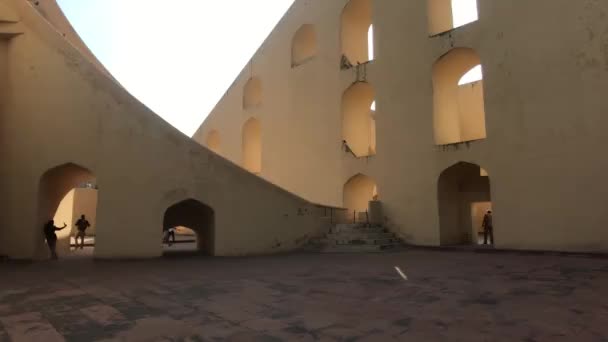 Jaipur, India - interessante historische structuur deel 6 — Stockvideo