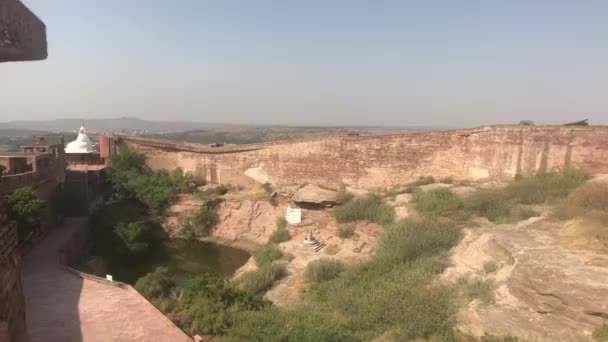 Jodhpur, India - View of the city from the walls of the old fortress part 7 — Stockvideo