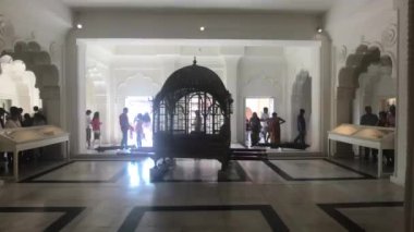Jodhpur, India - November 06, 2019: Mehrangarh Fort tourists see the sights of the old fortress part 5