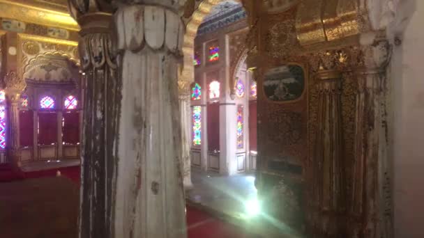 Jodhpur, India - empty rooms in the buildings of the fortress part 3 — 图库视频影像